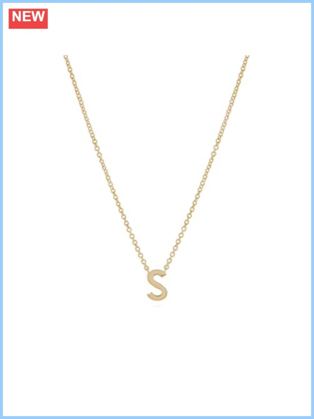 14k Gold Plated Initial Necklace Dainty Letter Pendant Jewelry Gift for Women